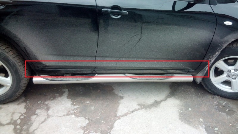 Порог кузова левый Toyota Rav 4 2009 г.  11.1 л бензин Киев