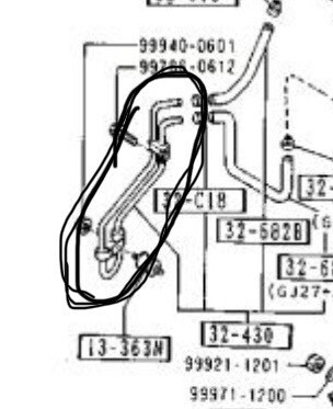 Трубка металева гур Mazda 626  1988 купе 2.0 Бензин Кропивницкий