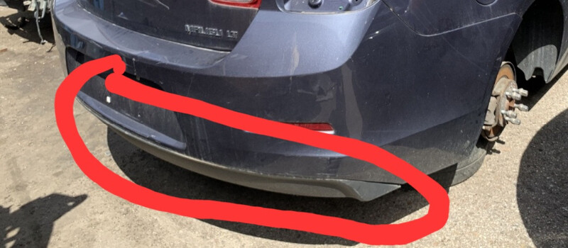 Абсорбер заднего бампера Chevrolet Malibu  2014 2.0 Дизель Киев