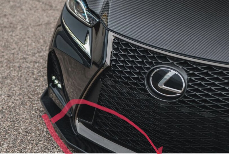 Нижний молдинг радиатора Lexus IS  2017 2.0 Бензин Одесса
