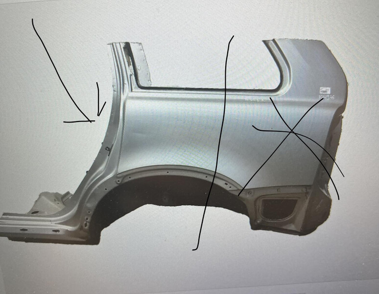 Крило заднє ліве Volvo XC70  2009 універсал 2.0 Дизель 