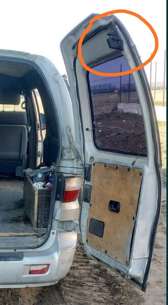 Замок задней двери вехний правий Hyundai H1  2007 2.4 Бензин 