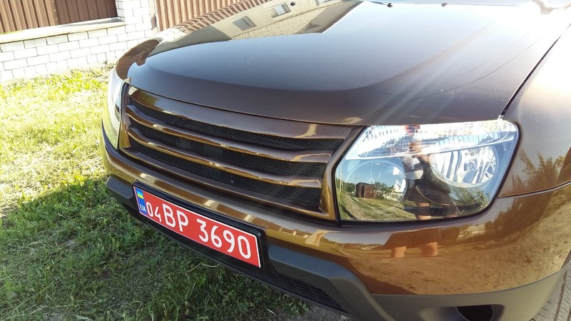 Решетка капота между фарами Renault Duster  2012 1.6 Бензин Желтые Воды