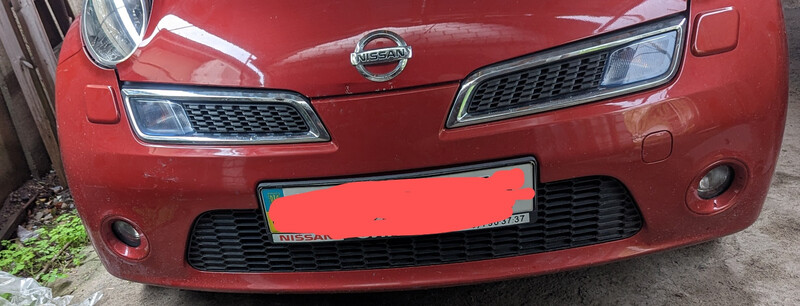 Бампер передний Nissan Micra к12 2010 купе  Электро 
