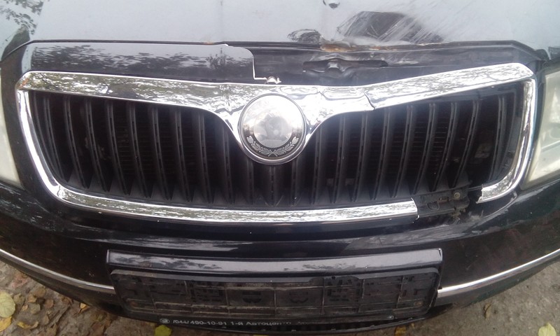 Решётка капота Skoda Superb  2007 хэтчбек 1.8 Бензин Прилуки