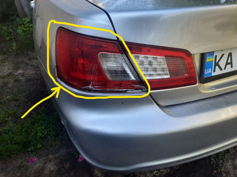 Задний фонарь левый наружный Mitsubishi Galant 9  2008 2.4 Бензин Киев