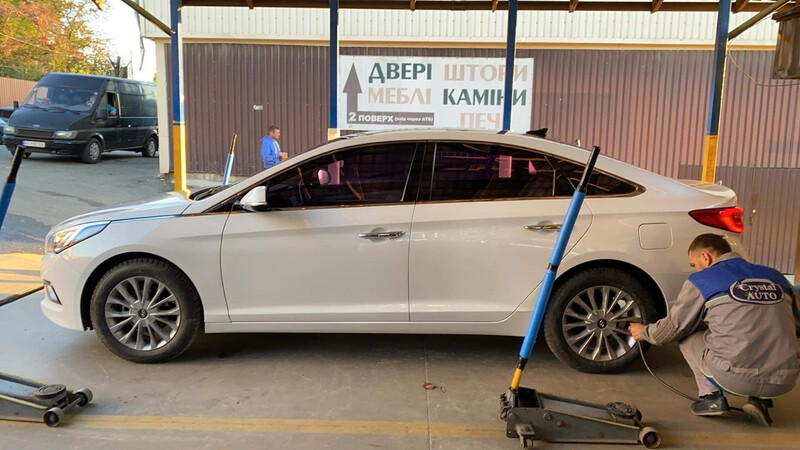 Дверь задняя левая в сборе Hyundai Sonata LF 2015 2.0 Бензин Сумы