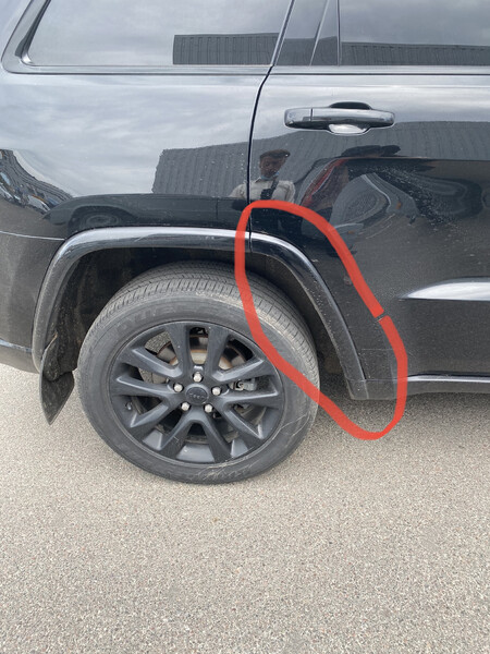 Накладка крыла заднего Jeep Grand Cherokee  2019 3.6 Бензин Полтава