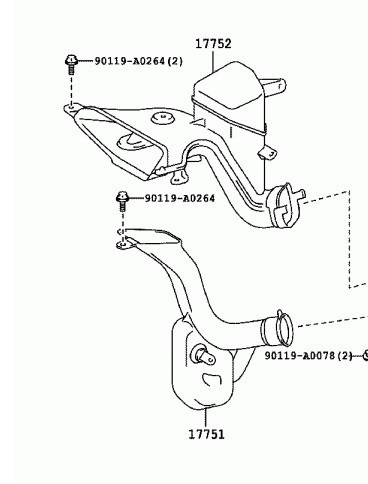 Впуск воздуха в воздушный фильтр Lexus RX  2010 3.5 Бензин Одесса