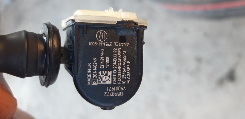 Датчик давления в шинах Chevrolet Bolt 2017 г.  4.3 л электро Запорожье