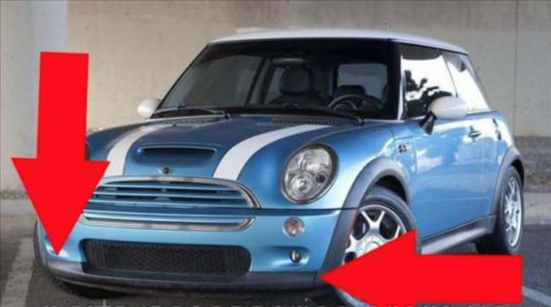 Губа переднего бампера MINI Cooper  2003 купе 1.6 Бензин Харьков