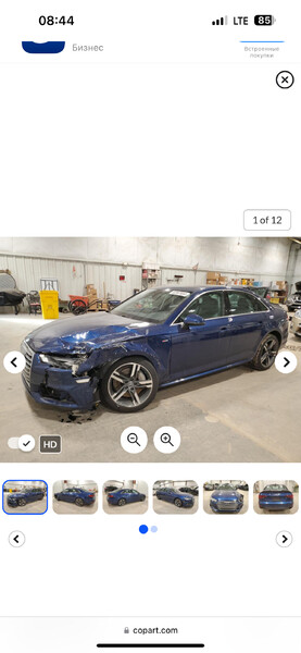 Капот Audi A4 B9 2018 г.  2.0 л бензин Николаев