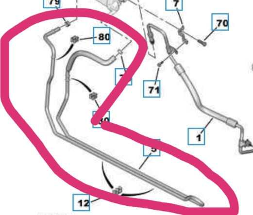 Радіатор гідропідсилювача Peugeot Partner  2003 