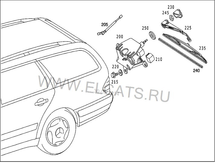 Электродвигатель Mercedes E-Класс 210 универсал 2001 г.  2.7 л дизель Симферополь
