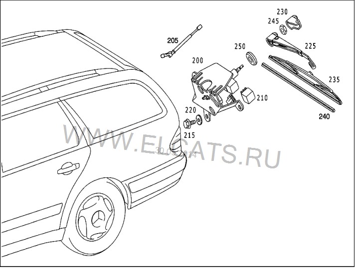 Электродвигатель Mercedes-Benz E-Класс 210 2001 2.7 Дизель Симферополь