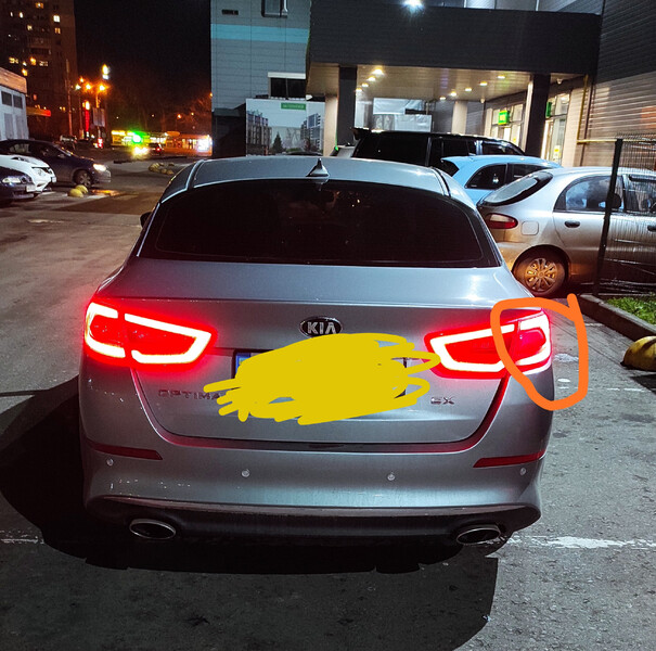 Наружный правый фонарь led Kia Optima  2015 2.4 Бензин Одесса