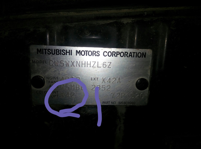 Дверь задняя правая в цвет Mitsubishi Outlander XL  2008 2.4 Бензин Николаев
