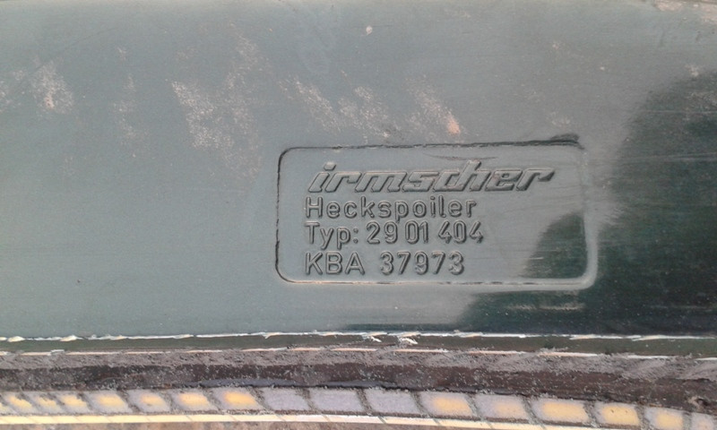 Спойлер irmscher Opel Vectra B  1998 универсал 1.8 Винница