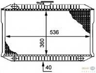 Радіатор охолодження Nissan Vanette C22  1991 2.0 Дизель 