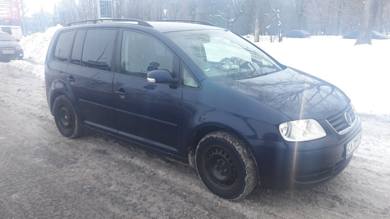 Крышка багажника со стеклом lb5n (синяя) Volkswagen Touran  2003 хэтчбек 1.6 Бензин Ровно