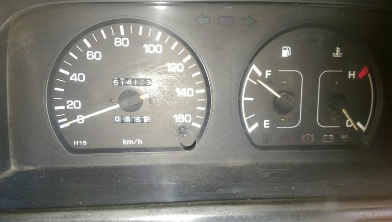 Спидометр - фотку добавил Toyota Hiace Тупой передок 1990 2.4 Дизель Одесса