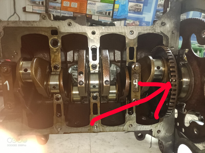Счётный диск датчика коленвала MG 350  2007 1.5 Бензин Кривой Рог