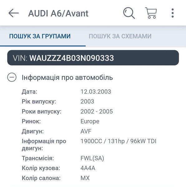 Коробка автомат FWL 01J   Audi A6