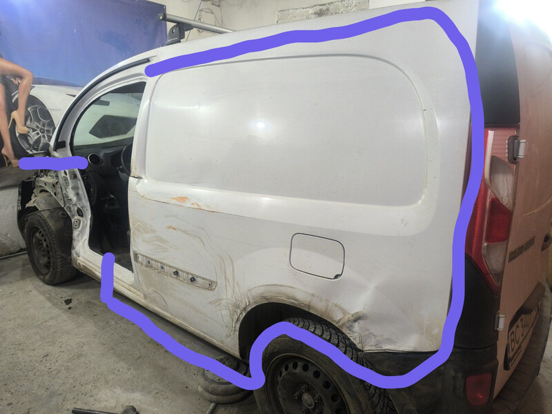 Дверка ліва в зборі Renault Kangoo  2018 1.5 Дизель Мукачево