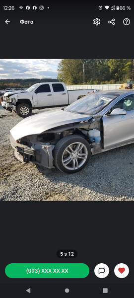 Крыло переднее левое Tesla Model S  2014 хэтчбек  Электро Винница