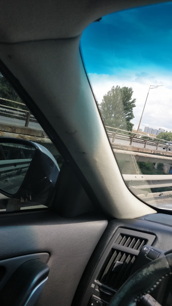 Накладка передней левой стойки в салоне велюровая Infiniti FX  2005 3.5 Бензин Киев