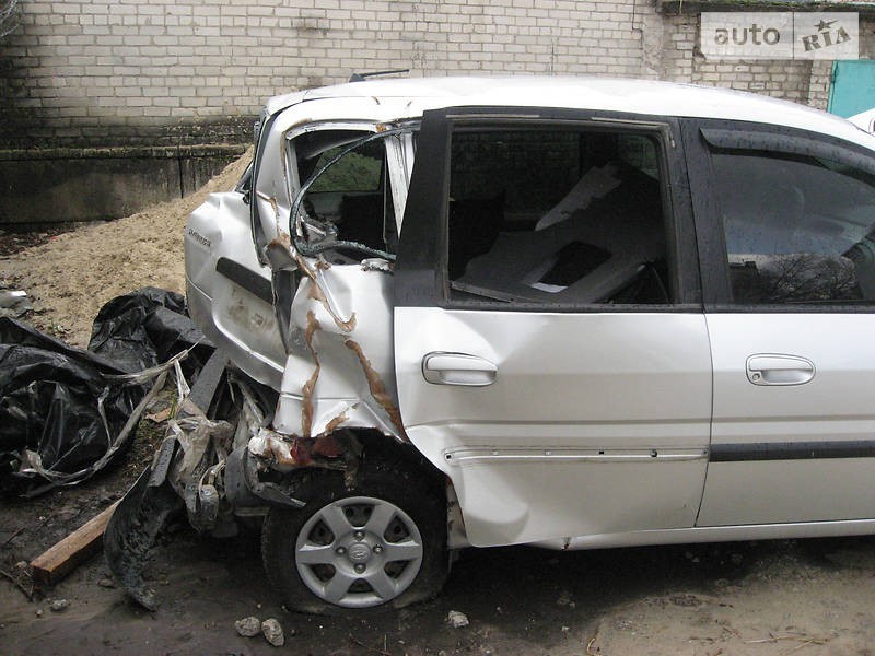 Задняя часть в сборе вместе с ланжеронами Hyundai Matrix  2006 1.6 Бензин Старобельск
