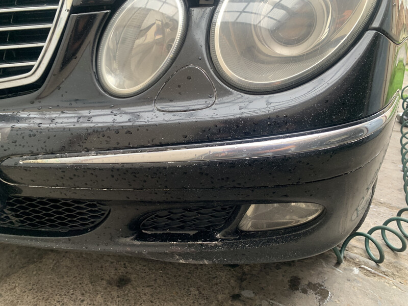 Хром накладка на бампер Mercedes-Benz E-Class  2004 универсал 3.2 Дизель Стрый