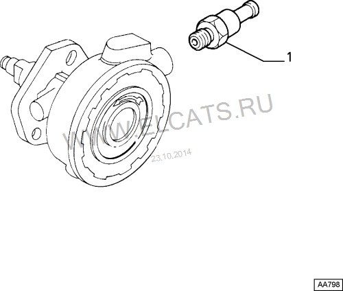 Вакуумный насос Lancia Prisma 1987 г.  1.9 л дизель Одесса