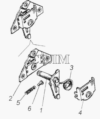 Привод открывания левой двери КАМАЗ 4308  2004 Черкассы