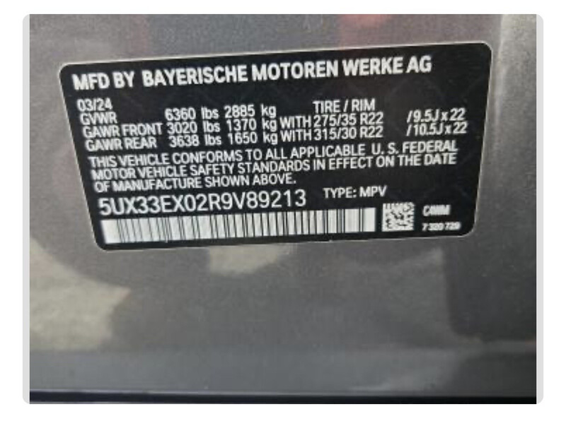 Крило левое BMW X6 2025 г.  3.0 л бензин Черновцы