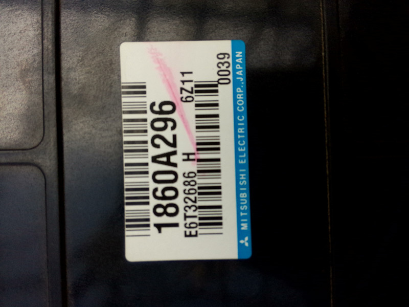 Электронный блок управления двигателем 1860A296   Mitsubishi Pajero, Mitsubishi Pajero Sport