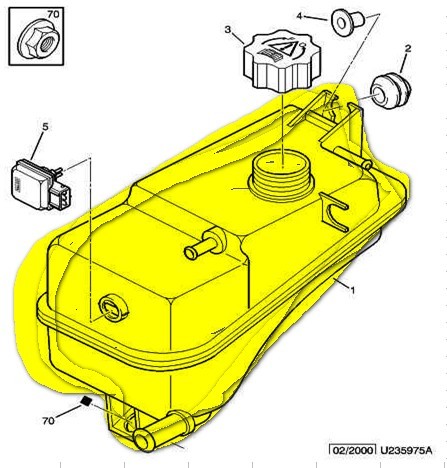Расрительный бачокши Citroen Xsara Picasso  2001 2.0 Дизель Львов