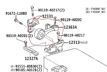 Опора двигателя верхняя продольная Toyota Camry  2011 2.5 Бензин 