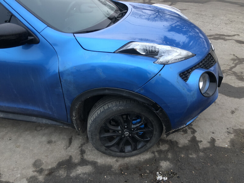 Подкрылки передние Nissan Juke хэтчбек 2018 г.  1.6 л бензин Ровно