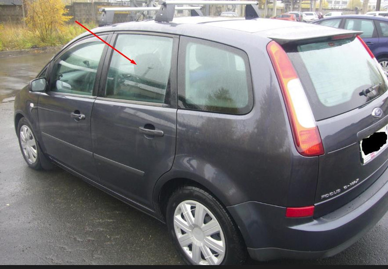Стекло двери заднее левое Ford C-Max 2006 г.  1.8 л дизель Одесса