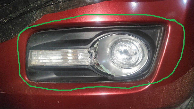 Накладка лівої туманки, поворотнік Mazda CX-7  2007 2.5 Бензин 