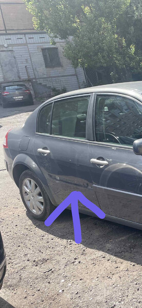 Молдинг задней правой двери Renault Megane 2  2006 2.0 Бензин Кривой Рог