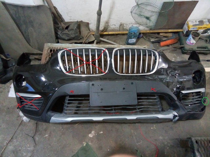 Бампер передній у зборі BMW X1  2016 2.0 Бензин 