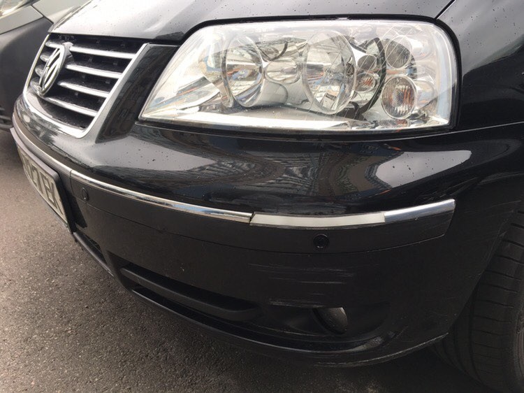 Лівий сріблястий молдінг Volkswagen Sharan  2005 1.9 Дизель Львов