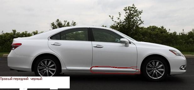 Порожек черного цвета Lexus ES 350 2006 2.5 Бензин Черкассы