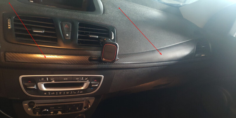 Накладка торпеды Renault Megane универсал 2015 г.  1.5 л дизель Днепр