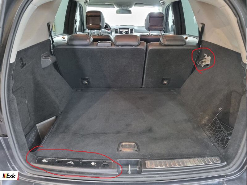 Накладка багажника Mercedes-Benz M-Class W166  2013 3.0 Дизель Дубно