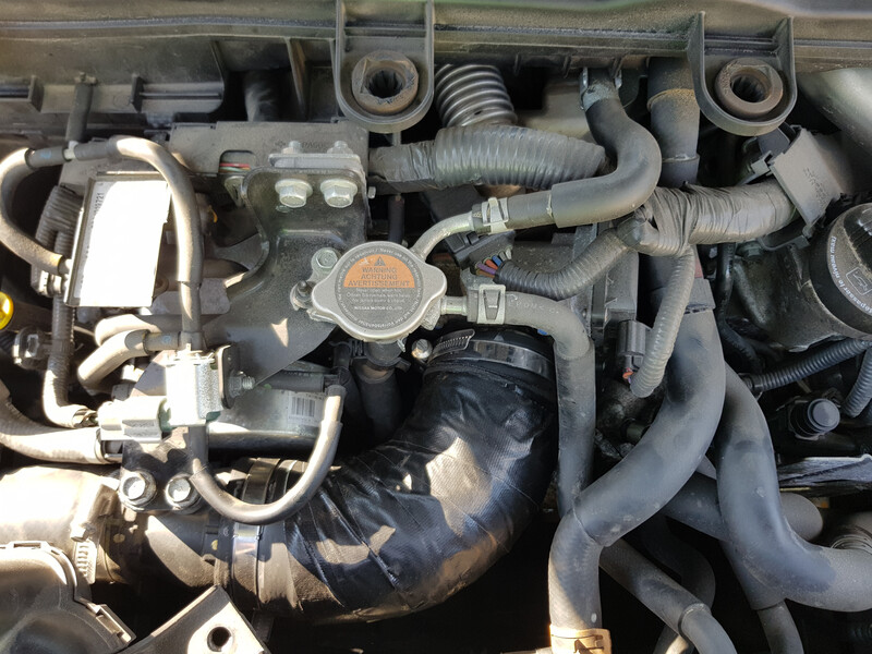 Патрубок турбины Infiniti QX70 2015 г.  3.0 л дизель Самбор