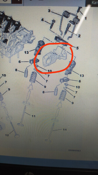 Шейка распредвала Peugeot 308  2008 1.6 Бензин 