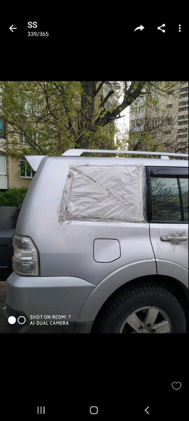 Авиостекло заднее правое Mitsubishi Pajero 4  2007 3.0 Бензин Киев